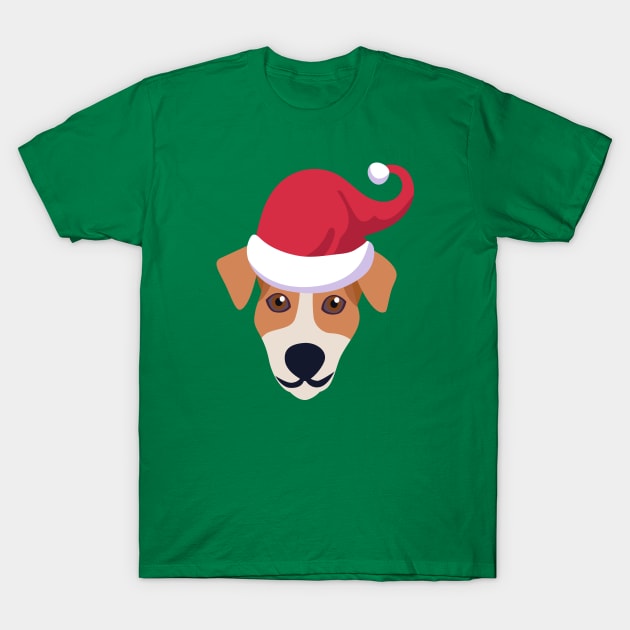 Funny Jack Russell Terrier Dog Christmas 2020 Dog Lover Christmas T-Shirt by cuffiz